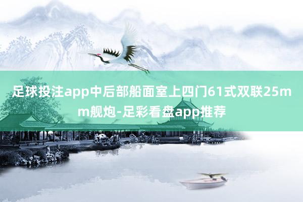 足球投注app中后部船面室上四门61式双联25mm舰炮-足彩看盘app推荐
