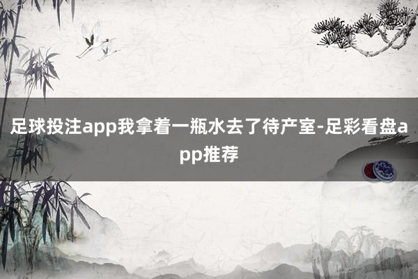 足球投注app我拿着一瓶水去了待产室-足彩看盘app推荐