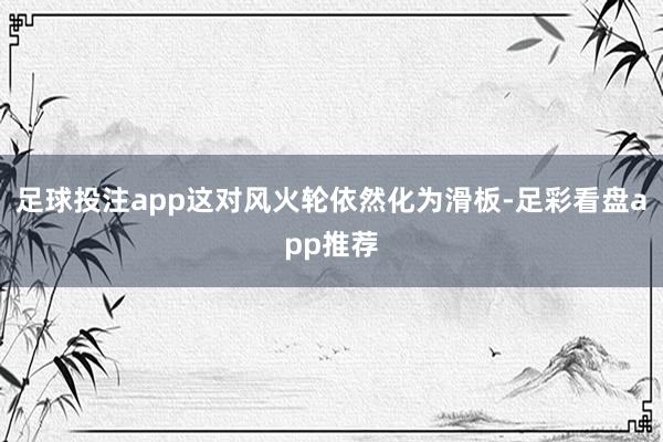 足球投注app这对风火轮依然化为滑板-足彩看盘app推荐